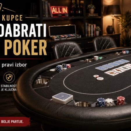 Kako pronaći najbolji sto za poker? (4 bitne karakteristike)