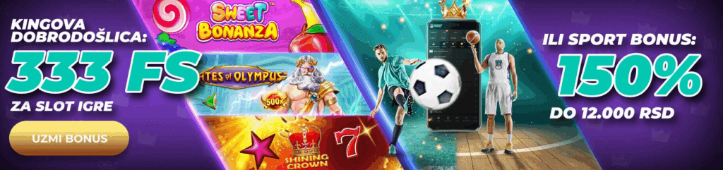 king bonus dobrodošlice depozit online kazino