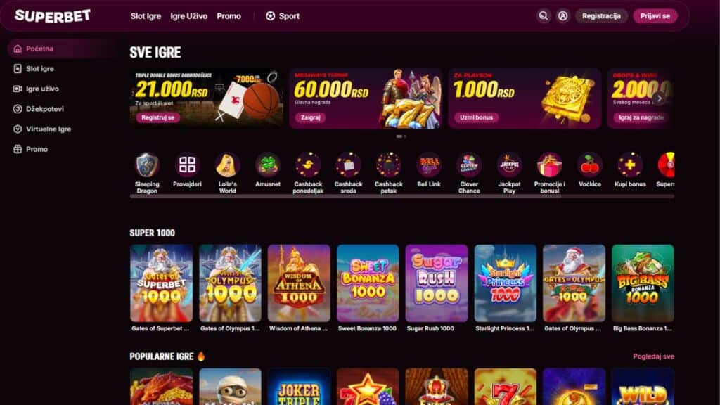 superbet dizajn