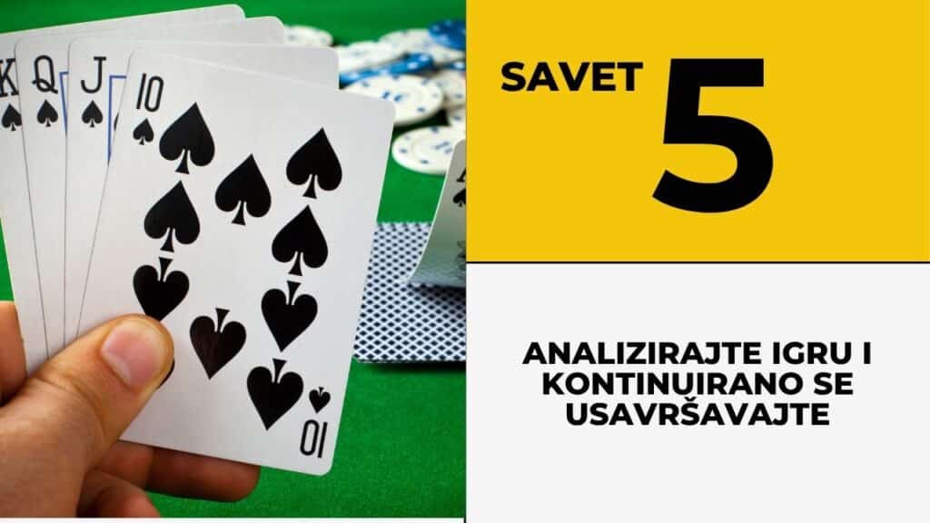 Analizirajte igru i kontinuirano se usavršavajte