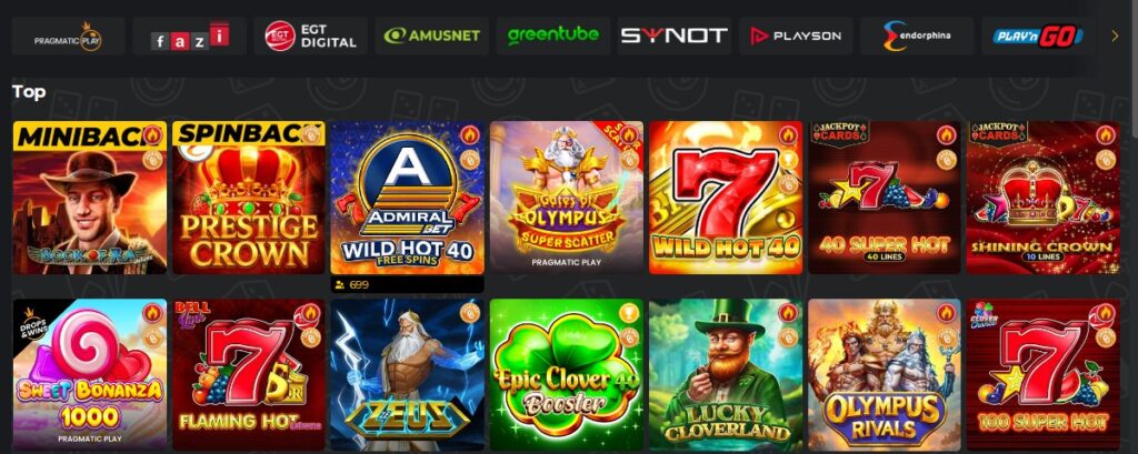 popularni slotovi admiral kazino