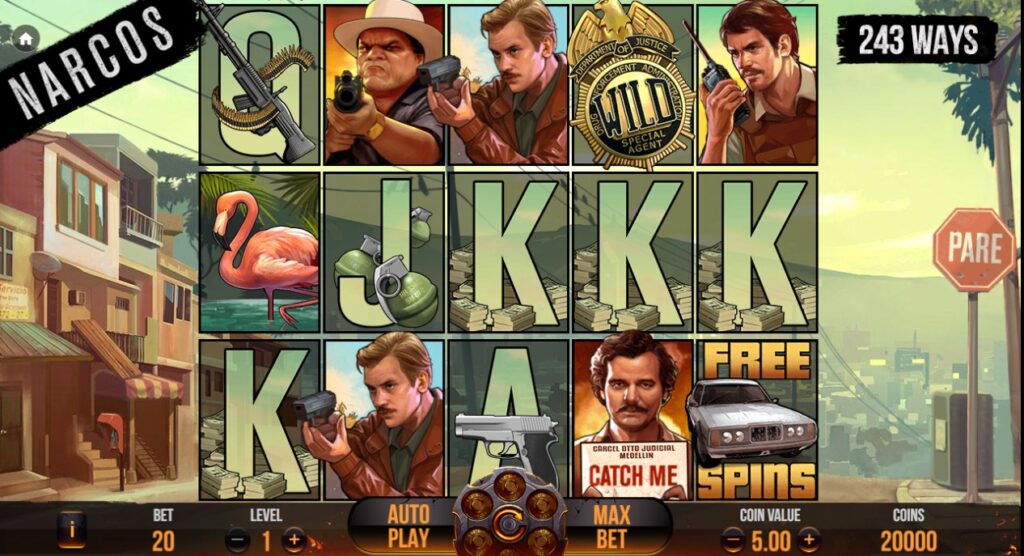 narcos najbolji tematski slotovi u online kazinu
