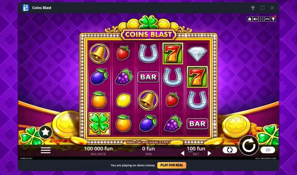 Naše testiranje igre Coins Blast