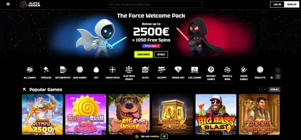 izgled kazina slots vader