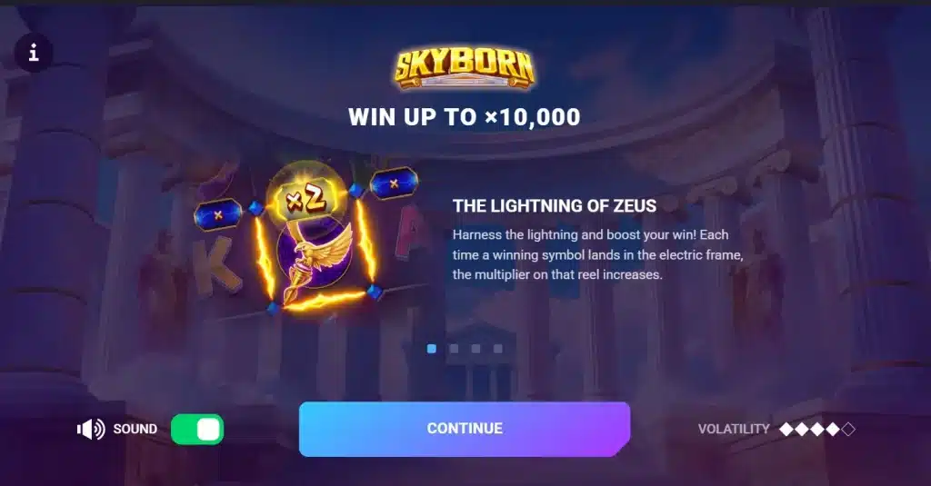 izgled skyborn igre u vavada kazinu